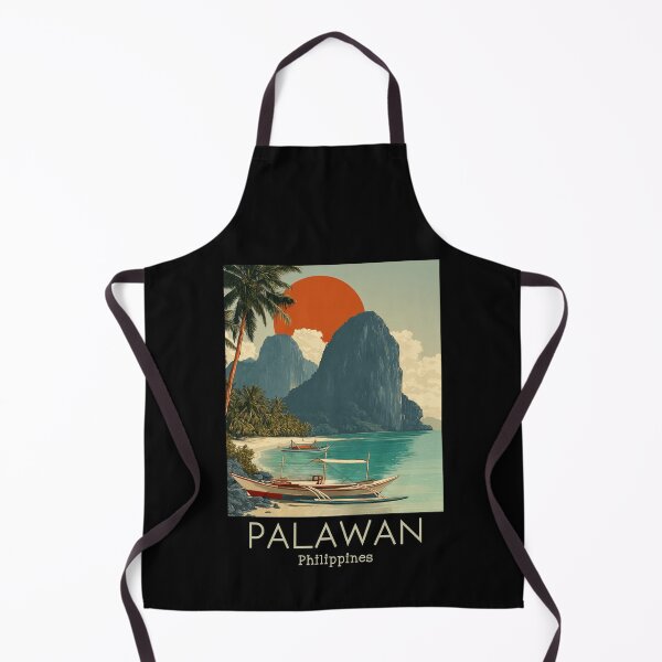 Item preview, A Vintage Travel Illustration of the Palawan - Philippines designed and sold by GoodOldVintage.