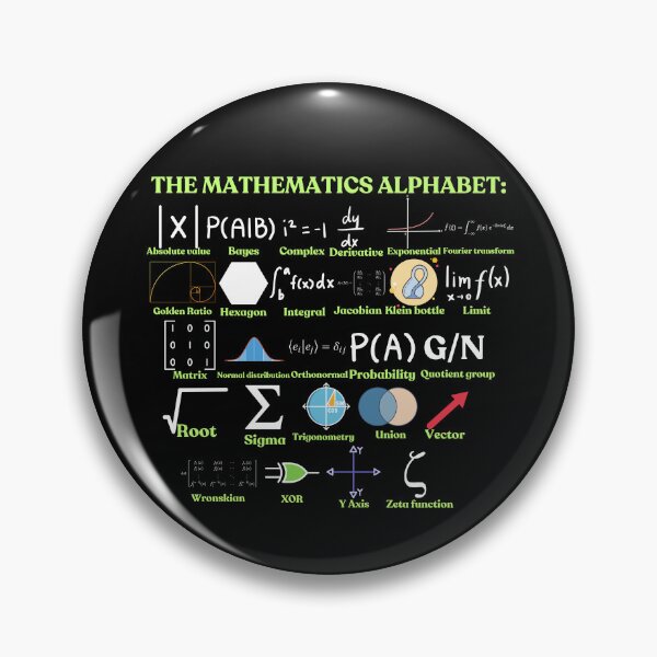 Item preview, The Mathematics Alphabet, cool science and Math designed and sold by NoetherSym.