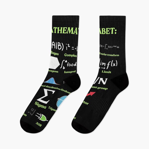 Item preview, The Mathematics Alphabet, cool science and Math designed and sold by NoetherSym.