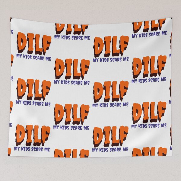 Item preview, DILF – My Kids Scare Me Funny Halloween Dad designed and sold by LuxeGraphix.