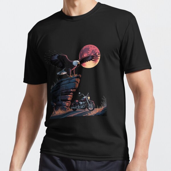 Item preview, Eagle and motorbike designed and sold by Maggrafi.