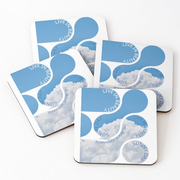 Item preview, Live in Beauty – Serene Blue Sky and White Clouds designed and sold by liveinbeauty.