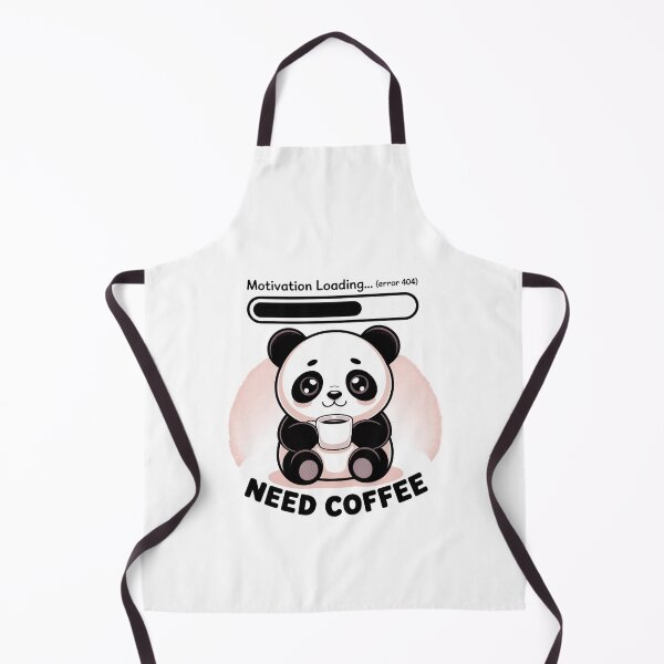 Item preview, Kawaii Panda Motivation Loading Error 404 designed and sold by MagicWander.