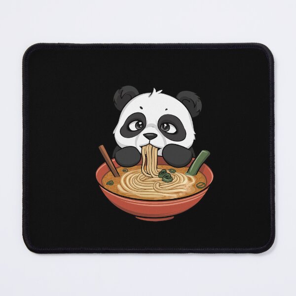 Item preview, Cute Panda Eating Ramen - Kawaii Food Lover Design designed and sold by DREAMINGROOSTER.