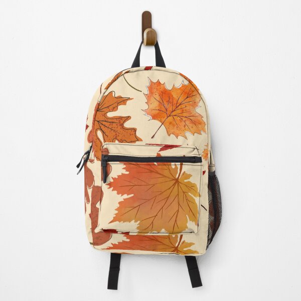 Item preview, “Autumn Leaves Pattern – Cozy Fall Aesthetic Red & Orange Maple Design” designed and sold by CHAYOST.