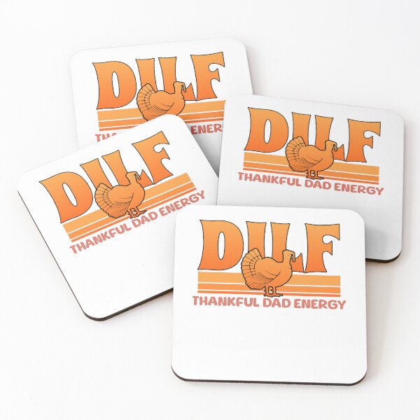 Item preview, DILF – Thankful Dad Energy Funny Thanksgiving designed and sold by LuxeGraphix.