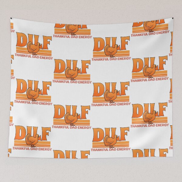 Item preview, DILF – Thankful Dad Energy Funny Thanksgiving designed and sold by LuxeGraphix.