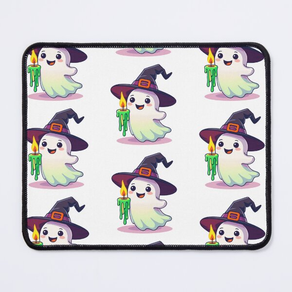 Artikelvorschau, Cute Ghost Witch Hat Melting Candle Halloween entworfen und verkauft von Alla-Creates.