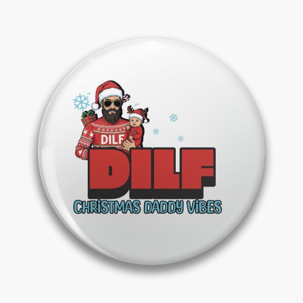 Item preview, DILF – Christmas Daddy Vibes Funny Holiday designed and sold by LuxeGraphix.