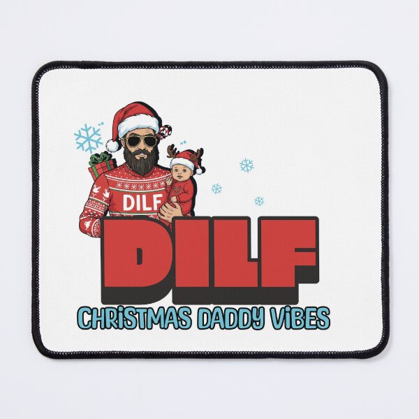 Item preview, DILF – Christmas Daddy Vibes Funny Holiday designed and sold by LuxeGraphix.