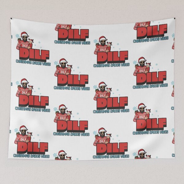 Item preview, DILF – Christmas Daddy Vibes Funny Holiday designed and sold by LuxeGraphix.