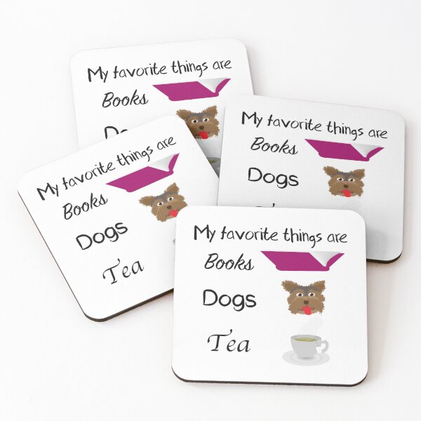 Item preview, Favorite things- Books, Dogs, Tea designed and sold by DesignsbyDustin.