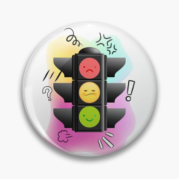 Item preview, Mood Traffic Light – Emotional Stoplight Design designed and sold by FASA's ART.
