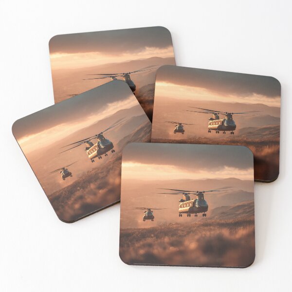 Item preview, Golden Hour Chinooks designed and sold by Skyframe Aviation.