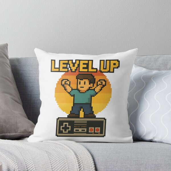 Item preview, Level Up – Retro Pixel Gamer T-Shirt designed and sold by PixelStorage.