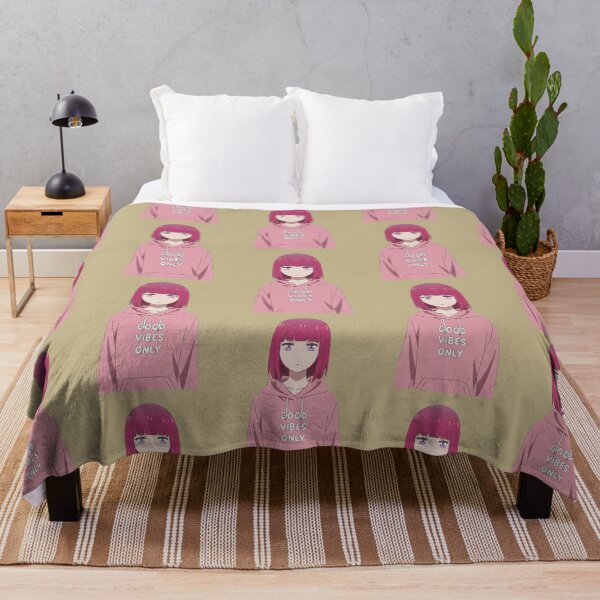 Item preview, Anime Girl in Pink Hoodie - Good Vibes Only Aesthetic designed and sold by DREAMINGROOSTER.