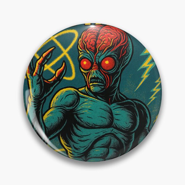 Item preview, Metaluna Mutant Retro Sci-Fi Monster Art designed and sold by Retr0Tshirts.