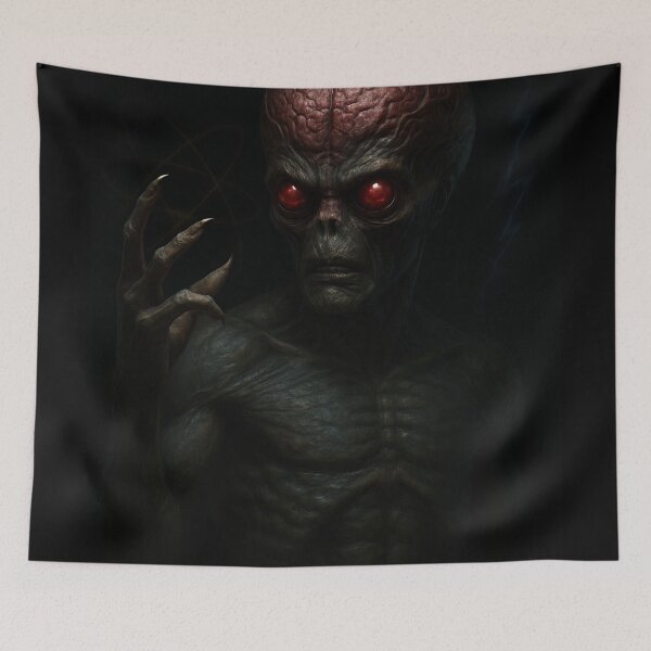 Item preview, Realistic Metaluna Mutant Retro Sci-Fi Art designed and sold by Retr0Tshirts.