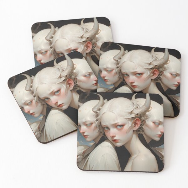 Item preview, Ethereal Horned Beauties: Celestial Guardians designed and sold by KiraChie.