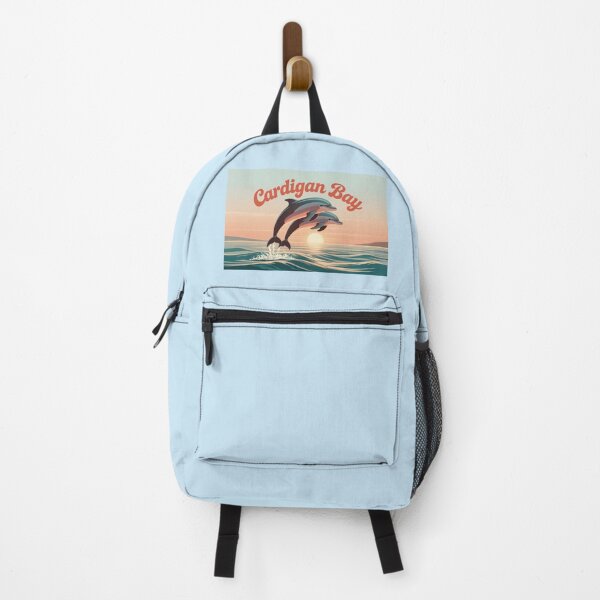 Item preview, Cardigan Bay Dolphins - Retro Sunset Vibes designed and sold by ByBryteG.