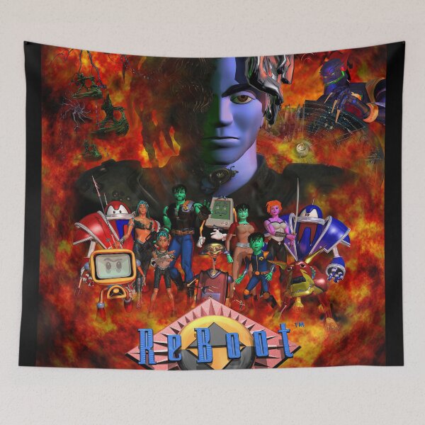 Item preview, Reboot Cartoon Poster HD designed and sold by Retr0Tshirts.