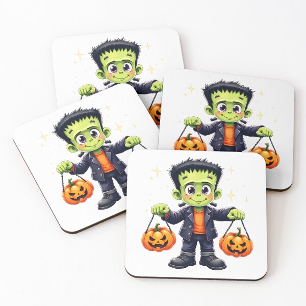 Item preview, Retro Cartoon Halloween Funny Frankenstein designed and sold by FunCartoonSpot.