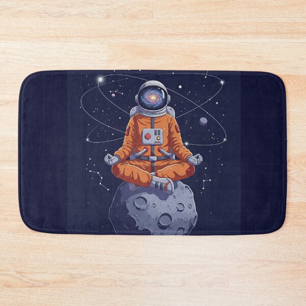 Item preview, Calm Astronaut Meditating on Floating Moon Rock designed and sold by Itsheartshop.