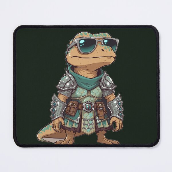 Item preview, Chill Crocodile Warrior | Armored Reptile | Moodimals Collection designed and sold by Simple Nature Studio.