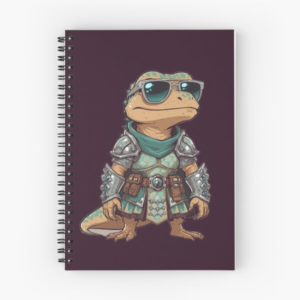 Item preview, Chill Crocodile Warrior | Armored Reptile | Moodimals Collection designed and sold by Simple Nature Studio.
