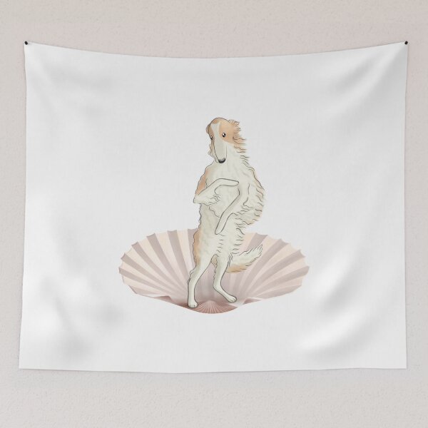 Item preview, The Birth of Canis, the Majestic Borzoi (no background) designed and sold by Tessa Draws Stoof.
