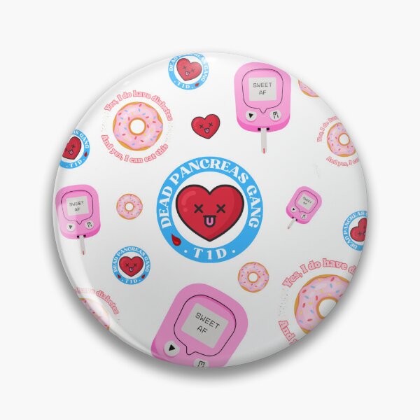 Artikelvorschau, T1D-Trio – Sweet AF, Yes I Can und T1D Gang entworfen und verkauft von Moonbeam-Market.