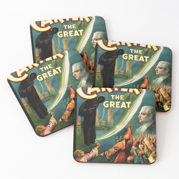 Item preview, Carter the Great Vintage Magician poster designed and sold by Vintage Designs +.