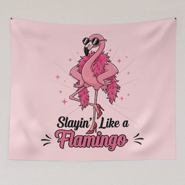 Item preview, Slayin' Like a Flamingo designed and sold by Amir Faysal.