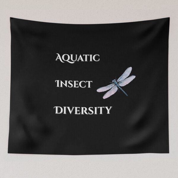 Item preview, Aquatic Insect Diversity – Freshwater Macroinvertebrates Design designed and sold by Danlentys.