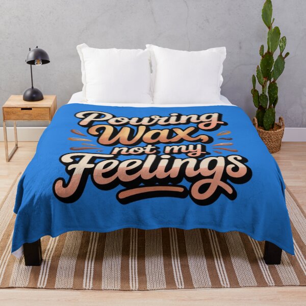 Item preview, Pouring Wax Not My Feelings - Funny Candle Maker Typography designed and sold by Timeless Design.
