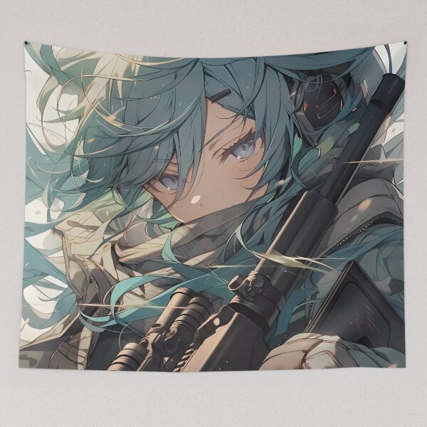 Item preview, Brave Sinon Sword Art Online Anime Precision Combat Elegance designed and sold by earlobejerk.