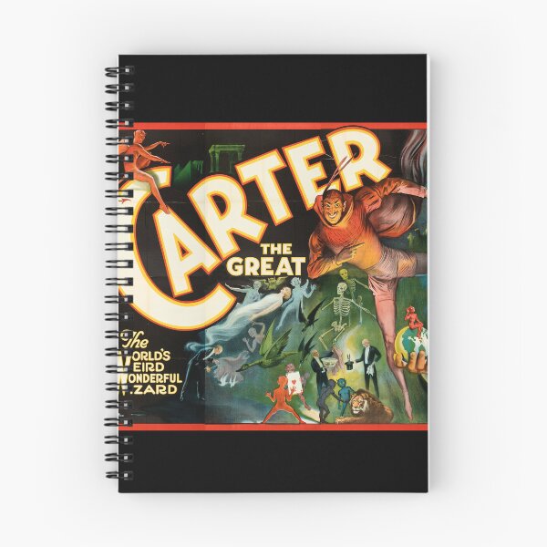 Item preview, Carter the Great Vintage Magician poster designed and sold by Vintage Designs +.
