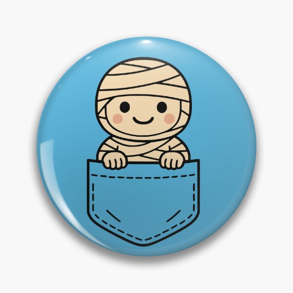 Artikelvorschau, Lustige Mummy Pocket Pal Süße Mummy Halloween Monster entworfen und verkauft von chrisrivait.
