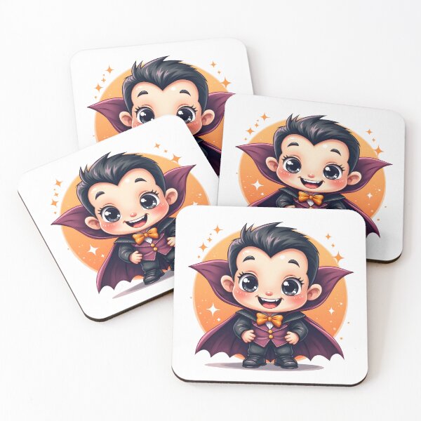 Item preview,  Retro Cartoon Halloween Little Vampire designed and sold by FunCartoonSpot.