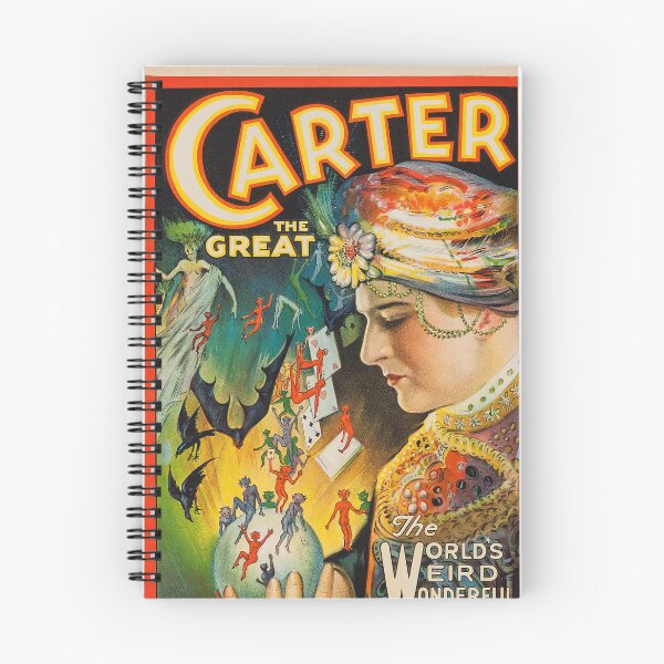 Item preview, Carter the Great Vintage Magician poster designed and sold by Vintage Designs +.