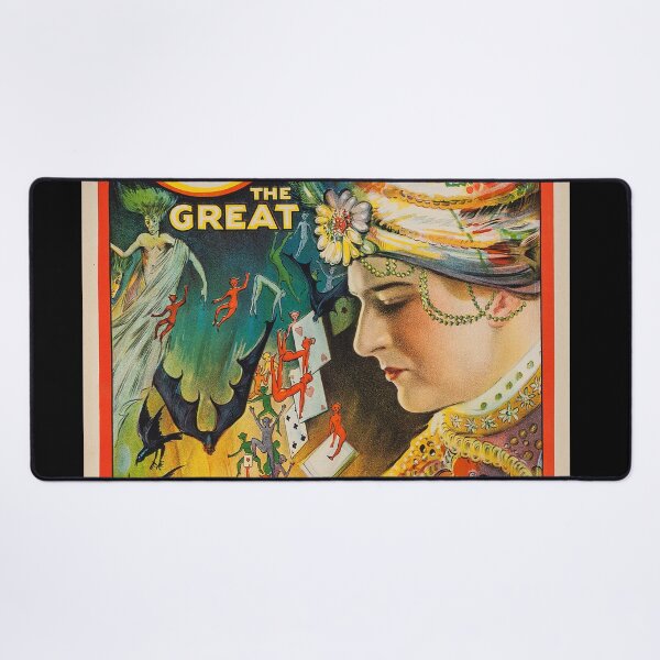 Item preview, Carter the Great Vintage Magician poster designed and sold by Vintage Designs +.