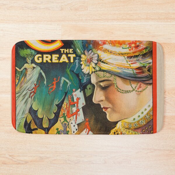 Item preview, Carter the Great Vintage Magician poster designed and sold by Vintage Designs +.