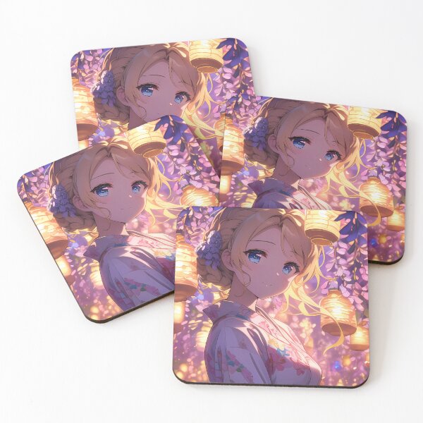 Item preview, Darjeeling Girls Und Panzer Anime Yukata Wisteria Glow designed and sold by earlobejerk.