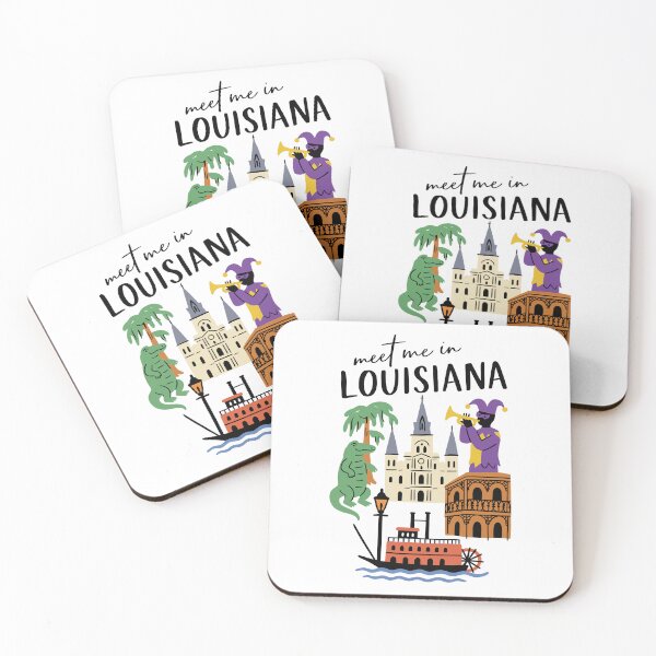 Item preview, Meet me in Louisiana – Hand drawn creole culture designed and sold by CleanDecor.