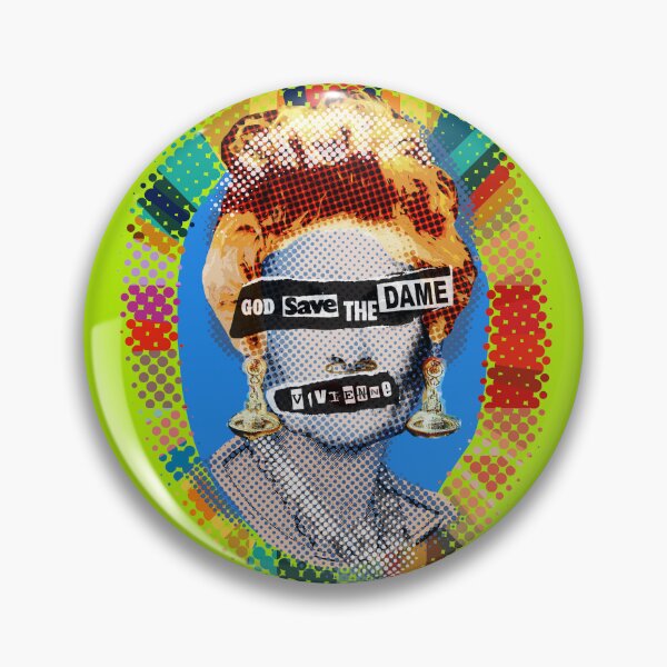 Aperçu de l'œuvre Dieu sauve la Dame - Acid Lime créée et vendue par Big Fat Arts.
