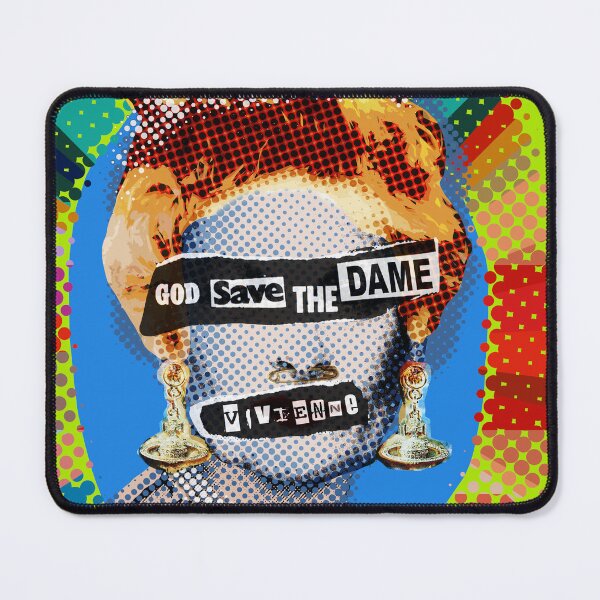 Item preview, God Save The Dame - Acid Lime designed and sold by Big Fat Arts.