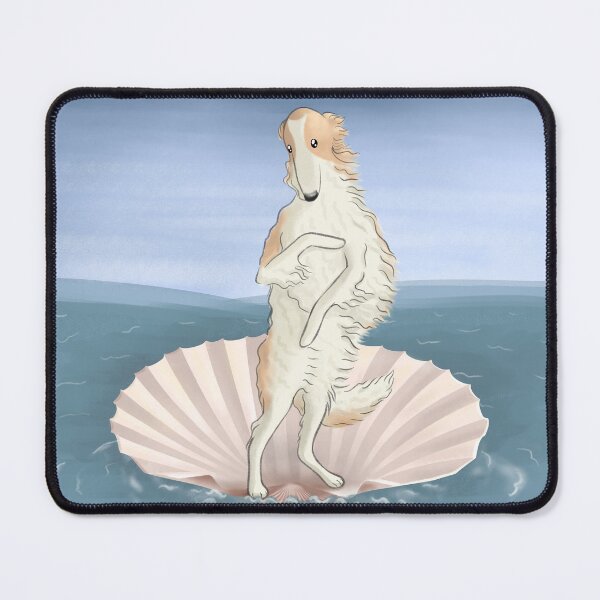Item preview, The Birth of Canis, the Majestic Borzoi (with background) designed and sold by Tessa Draws Stoof.
