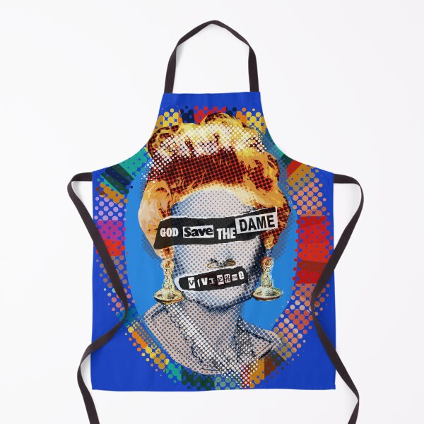 Aperçu de l'œuvre Dieu sauve la Dame - Bleu créée et vendue par Big Fat Arts.