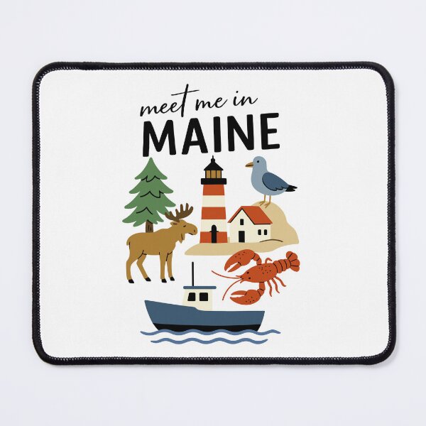 Item preview, Meet me in Maine – Hand drawn coastal charm and nature design designed and sold by CleanDecor.