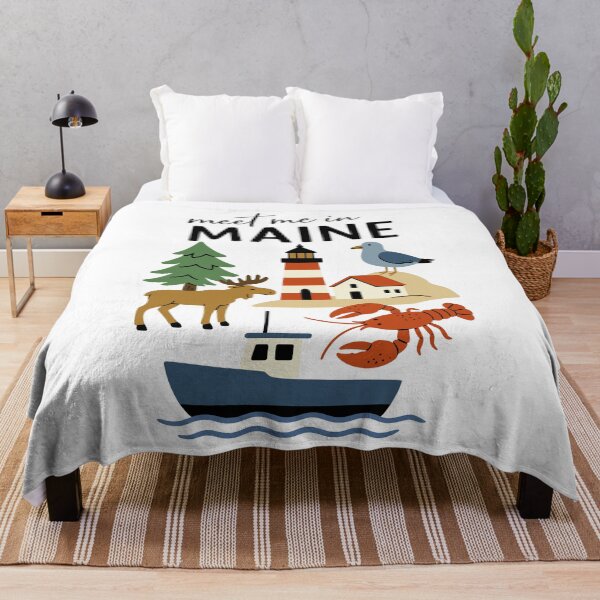 Item preview, Meet me in Maine – Hand drawn coastal charm and nature design designed and sold by CleanDecor.